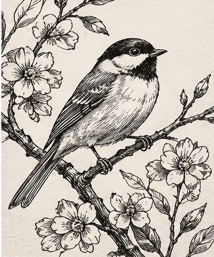 Ink drawing