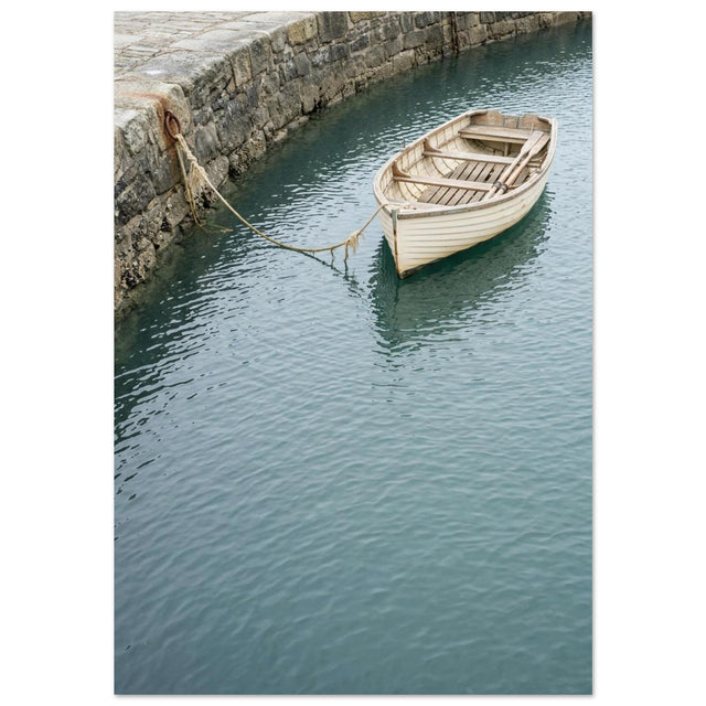 Robåd i havnen – fotokunst