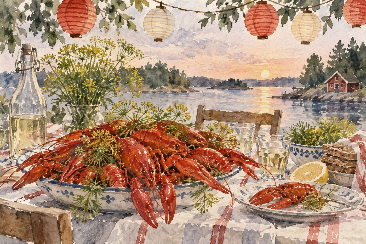 Crayfish party art prints