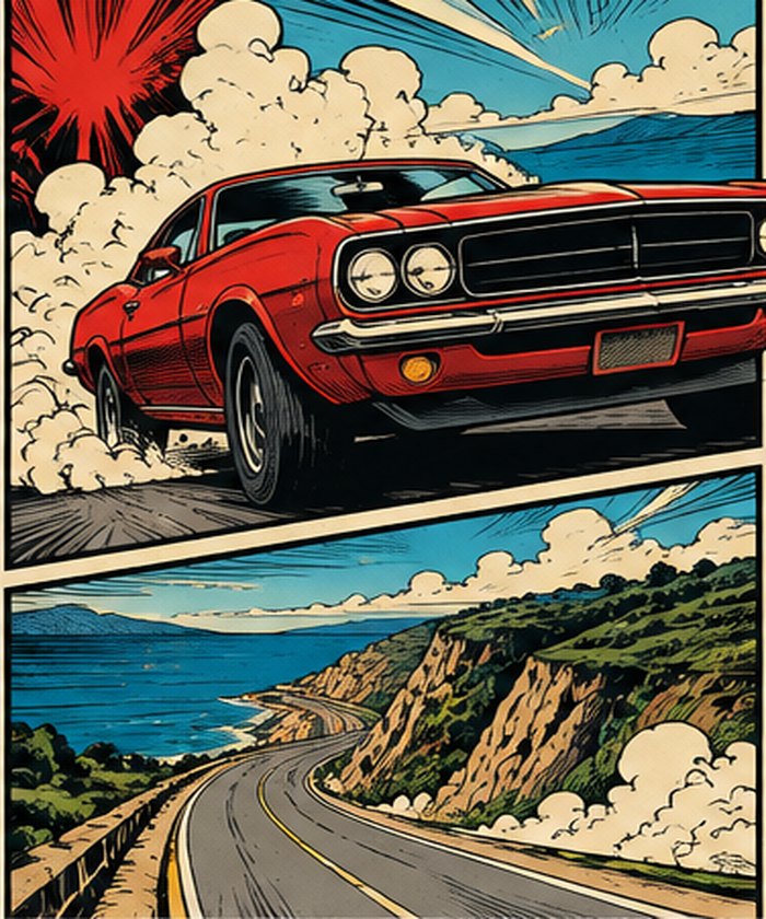 Comic art art style