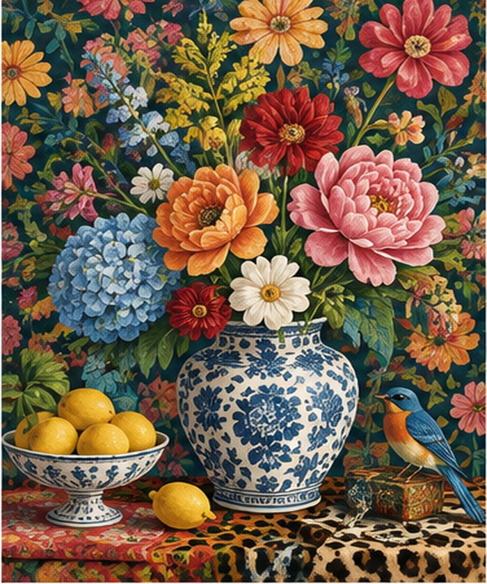 Maximalist art style