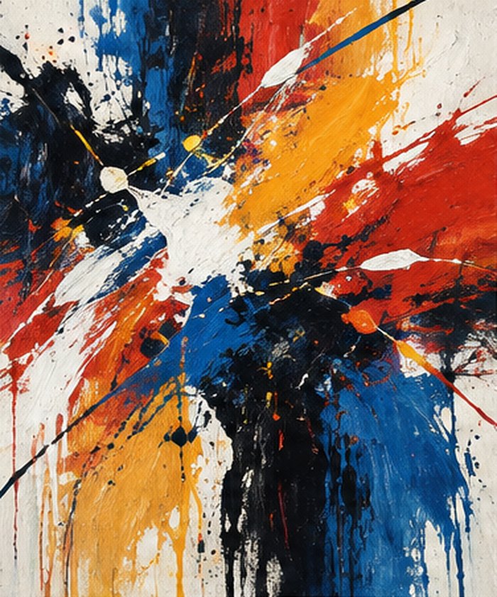 Abstract expressionism art style