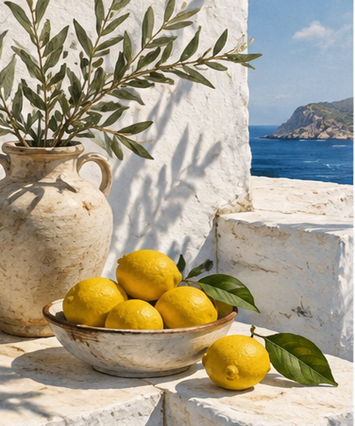 Mediterranean art style