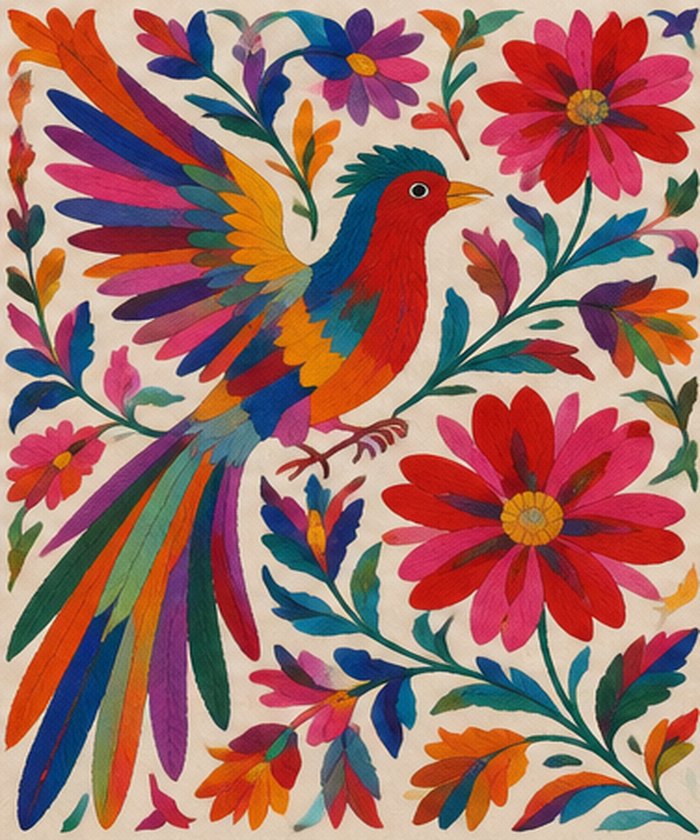 Mexican folk art art style