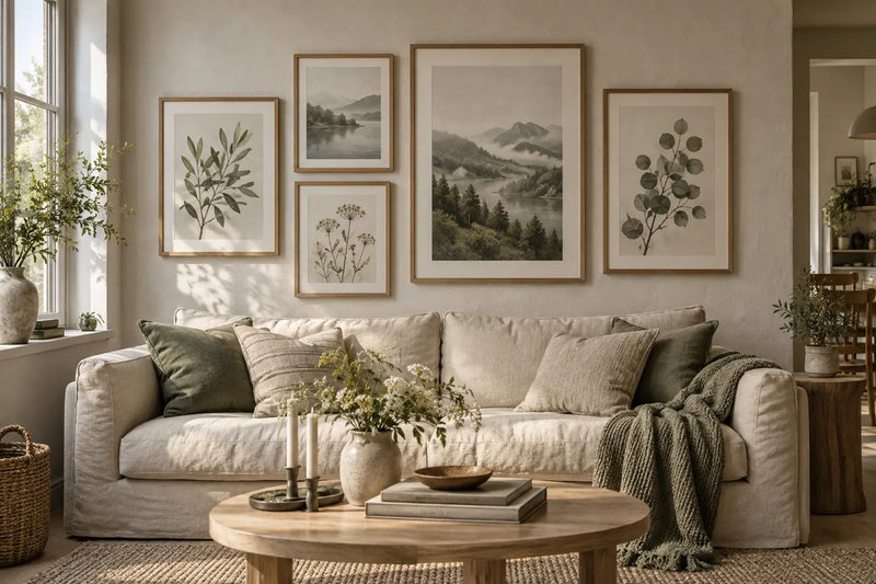 Gallery wall inspiration: living room