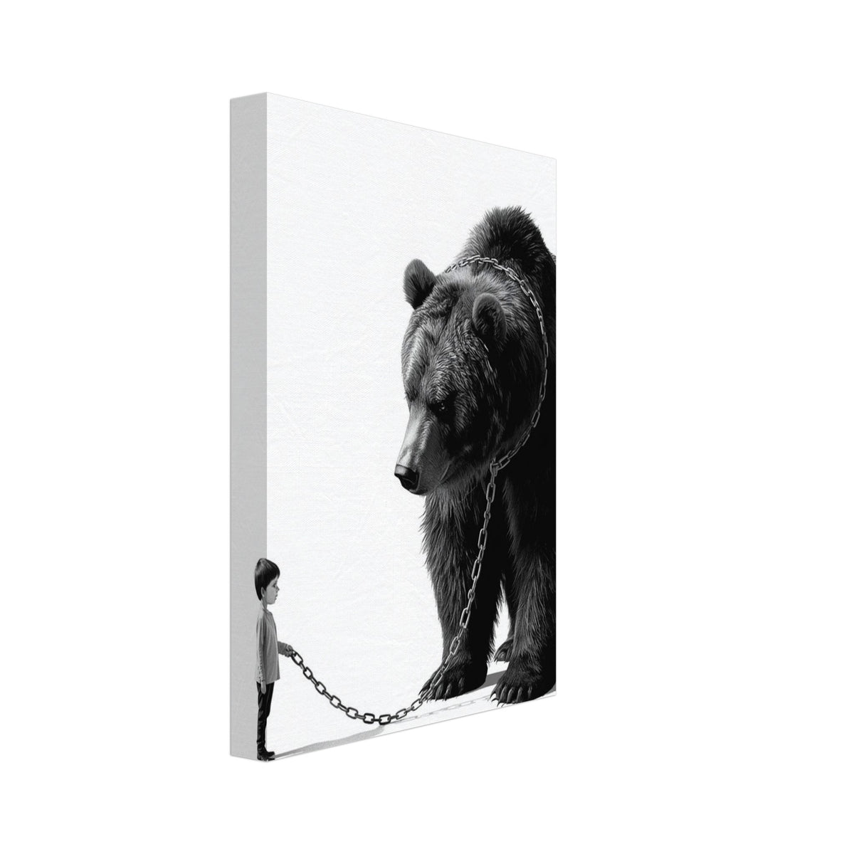 Quiet Bear Art Print – Canvas