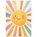 wild animal art print for the living room, soft painterly artwork on matte paper