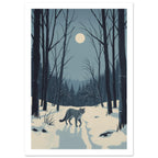 cat art print for the living room, soft painterly artwork on matte paper