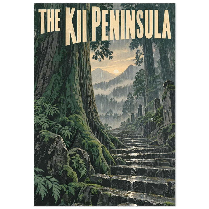 Kii Peninsula Forest Travel Poster
