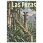 Las Pozas Vintage Travel Poster