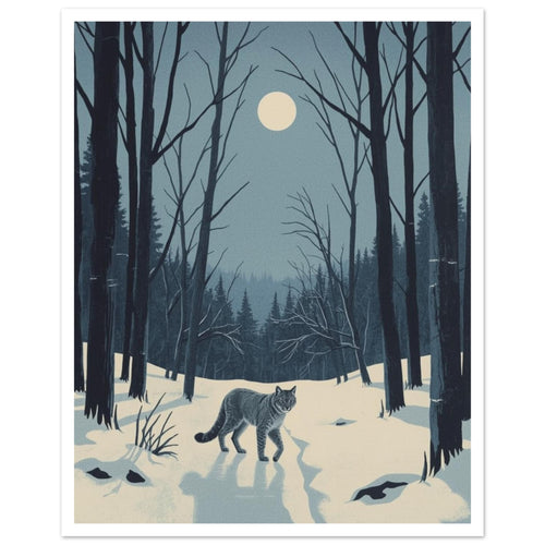 cat art print for the living room, soft painterly artwork on matte paper