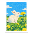 Kaninen och maskrosen – White Border