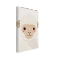 lamb art print for the living room, soft painterly artwork on matte paper