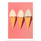 wild animal art print for the living room, soft painterly artwork on matte paper