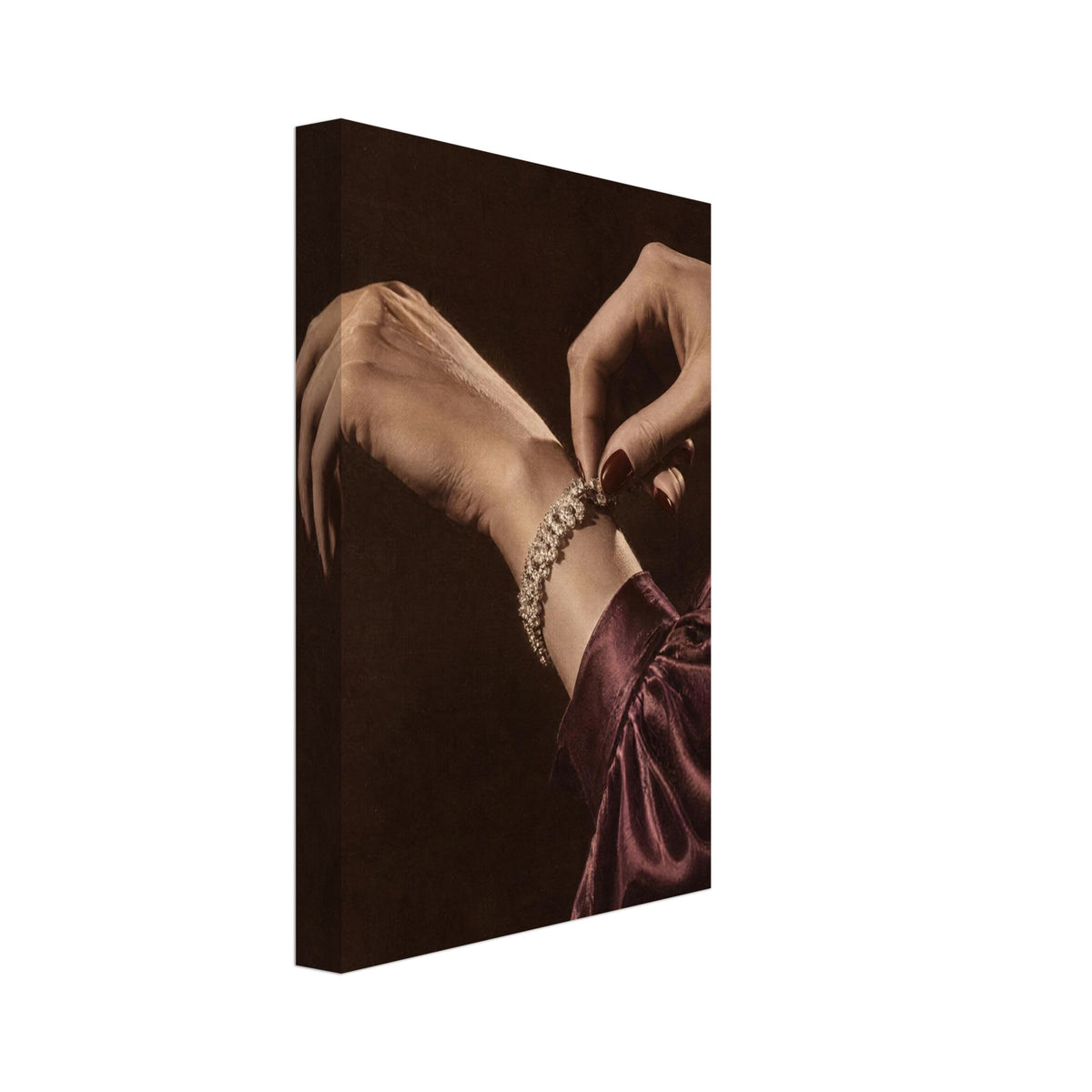 Jewelled Bracelet Vintage Photography Art Print – Canvas