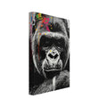 monkey art print for the nursery, soft painterly artwork on matte paper