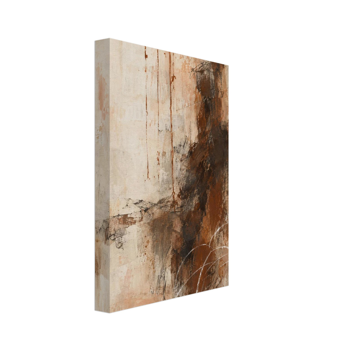 Original Abstract Composition in Soft Light V Art Print – Canvas
