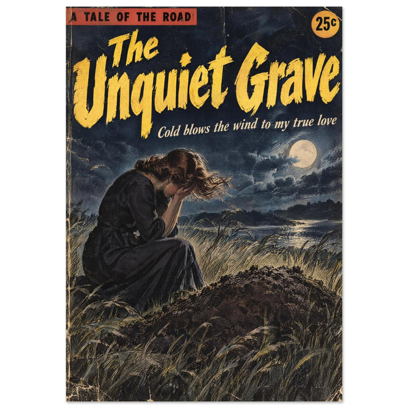 The Unquiet Grave Pulp Cover Art Print
