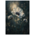original abstract composition art print for the living room, soft painterly artwork on matte paper