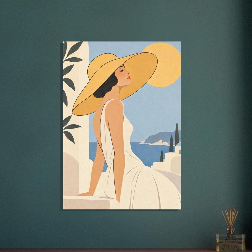 original abstract composition art print for the living room, soft painterly artwork on matte paper
