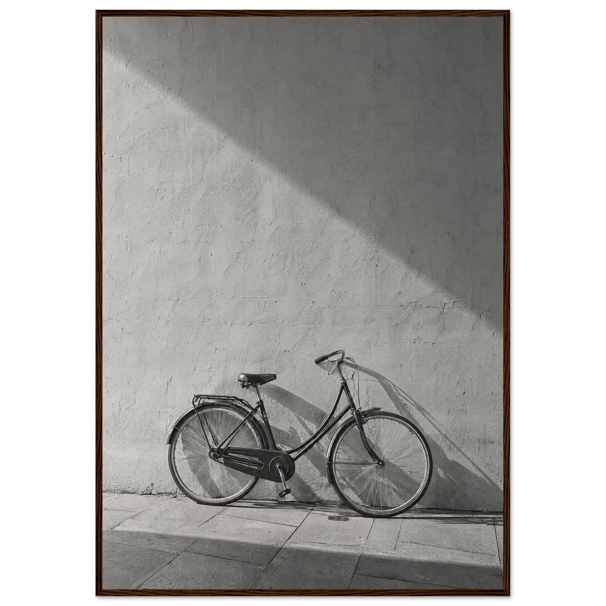 Bicycle Black And White Art Print – Framed
