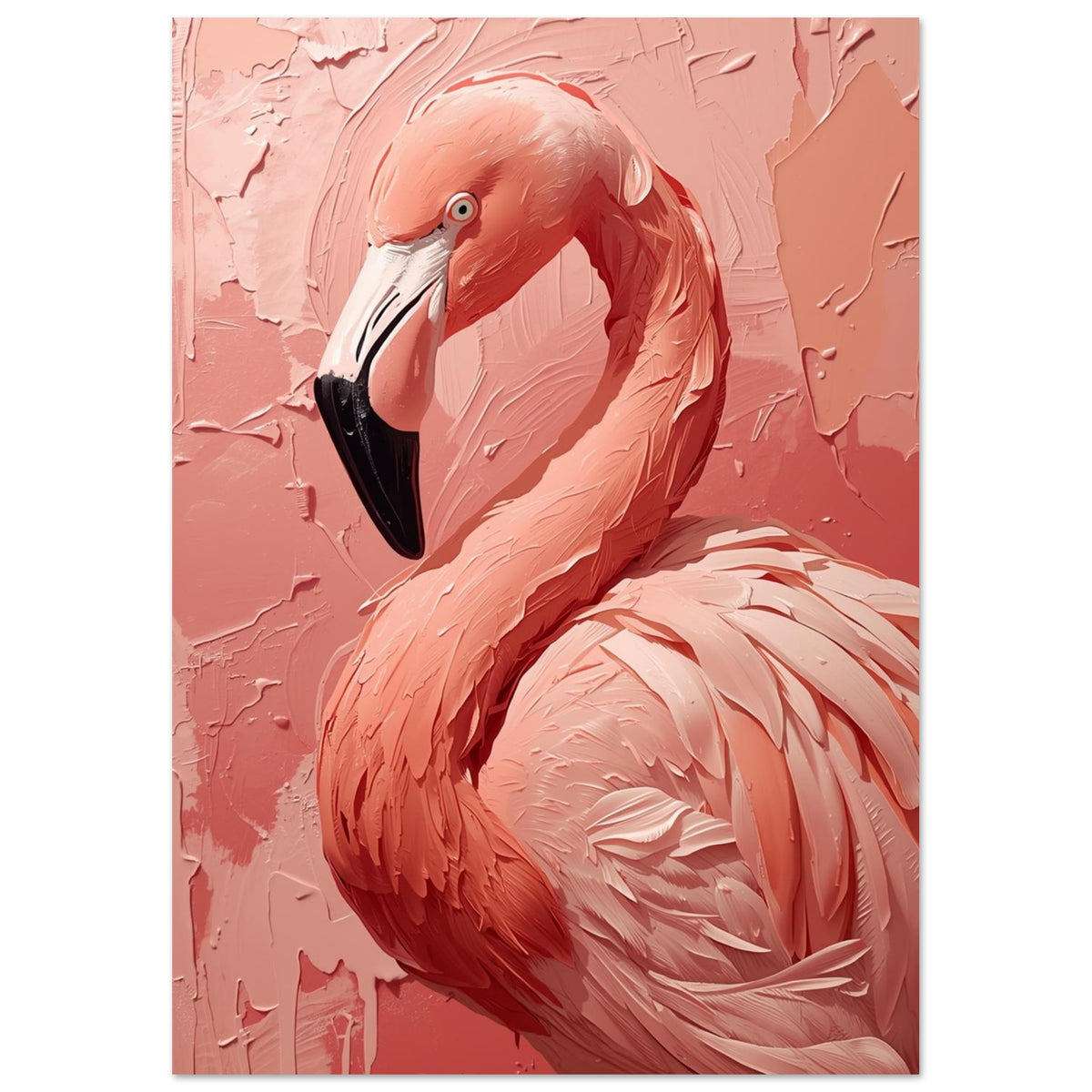 Quiet Flamingo Art Print