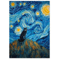 wolf art print for the living room, soft painterly artwork on matte paper