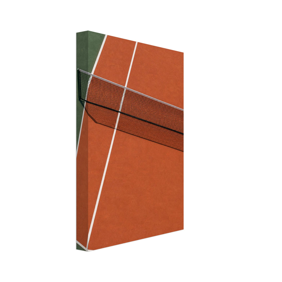 Terracotta Tennis Court Art Print – Canvas