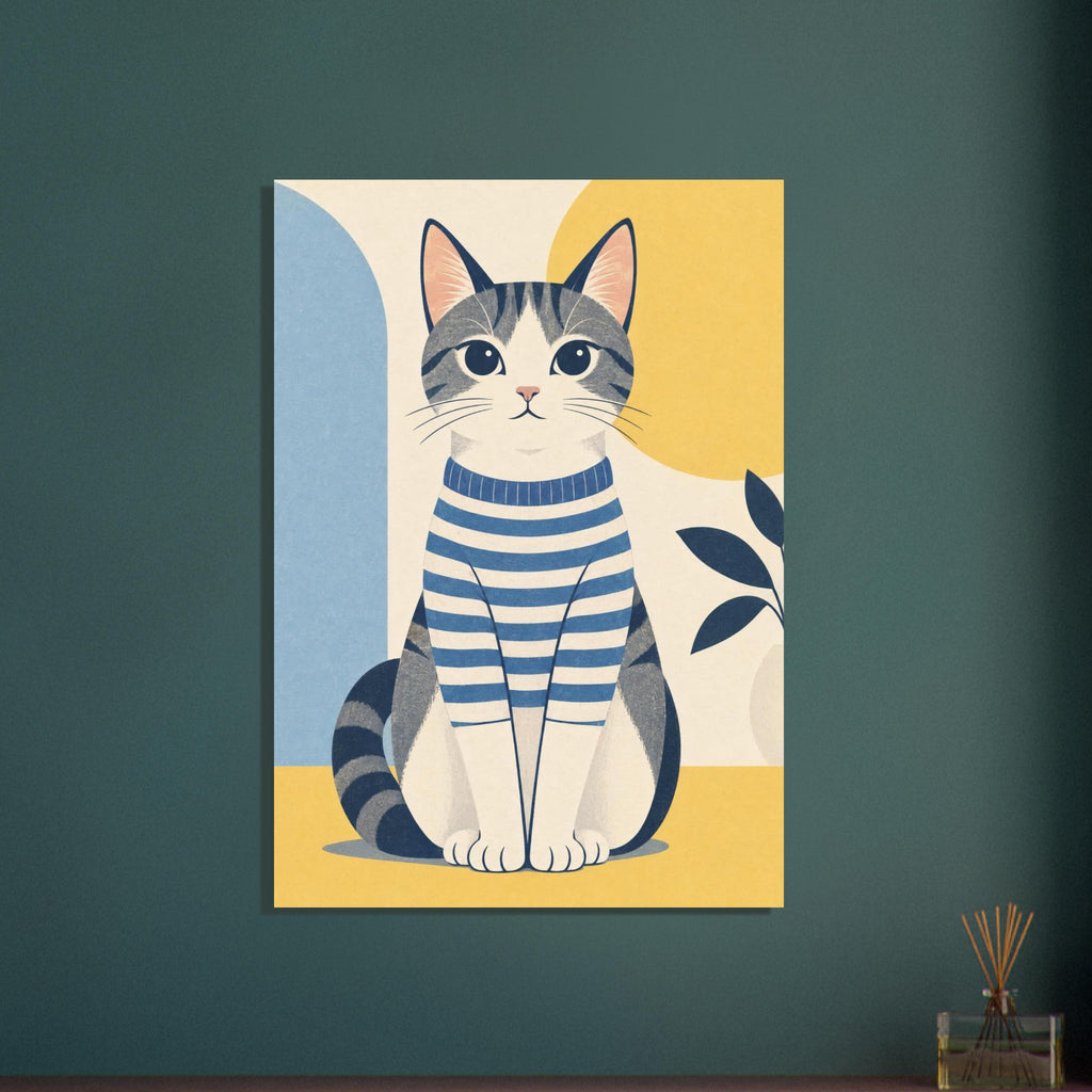 original abstract composition art print for the living room, soft painterly artwork on matte paper
