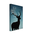 deer art print for the living room, soft painterly artwork on matte paper