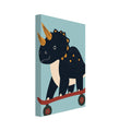 dinosaur art print for the nursery, soft painterly artwork on matte paper