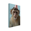monkey art print for the nursery, soft painterly artwork on matte paper