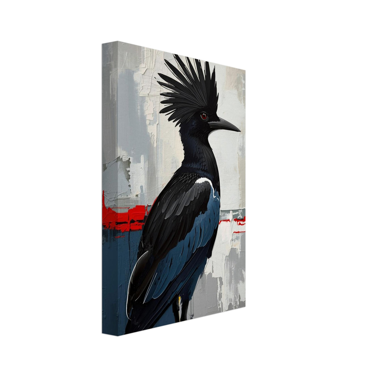 eagle art print for the home office, soft painterly artwork on matte paper