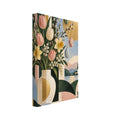 original abstract composition art print for the living room, soft painterly artwork on matte paper