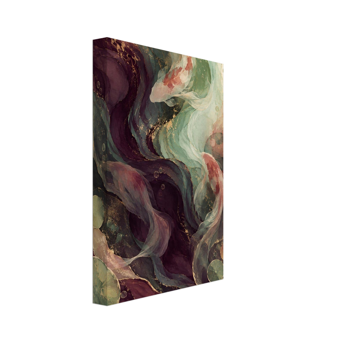 Original Abstract Composition XI Art Print – Canvas