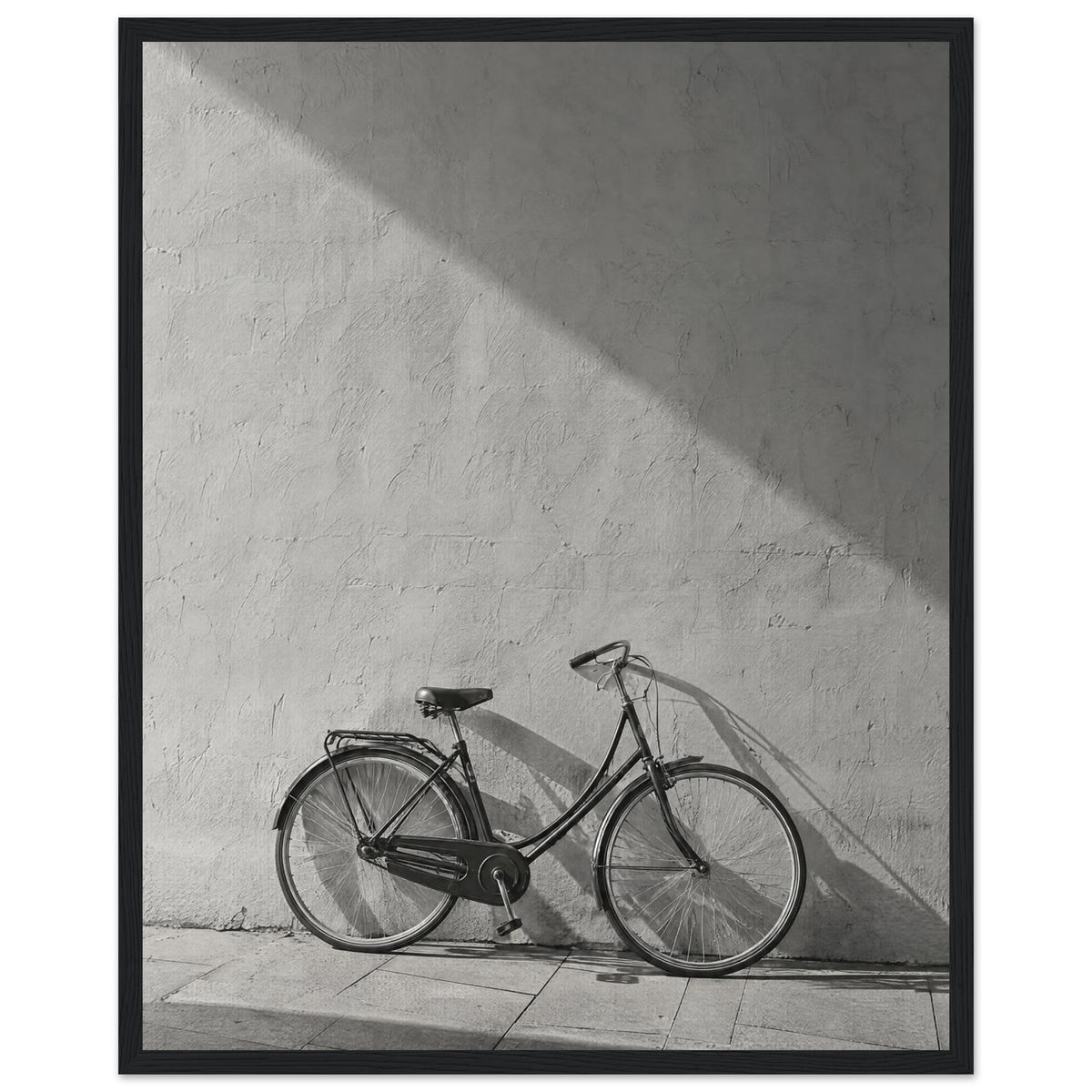 Bicycle Black And White Art Print – Framed
