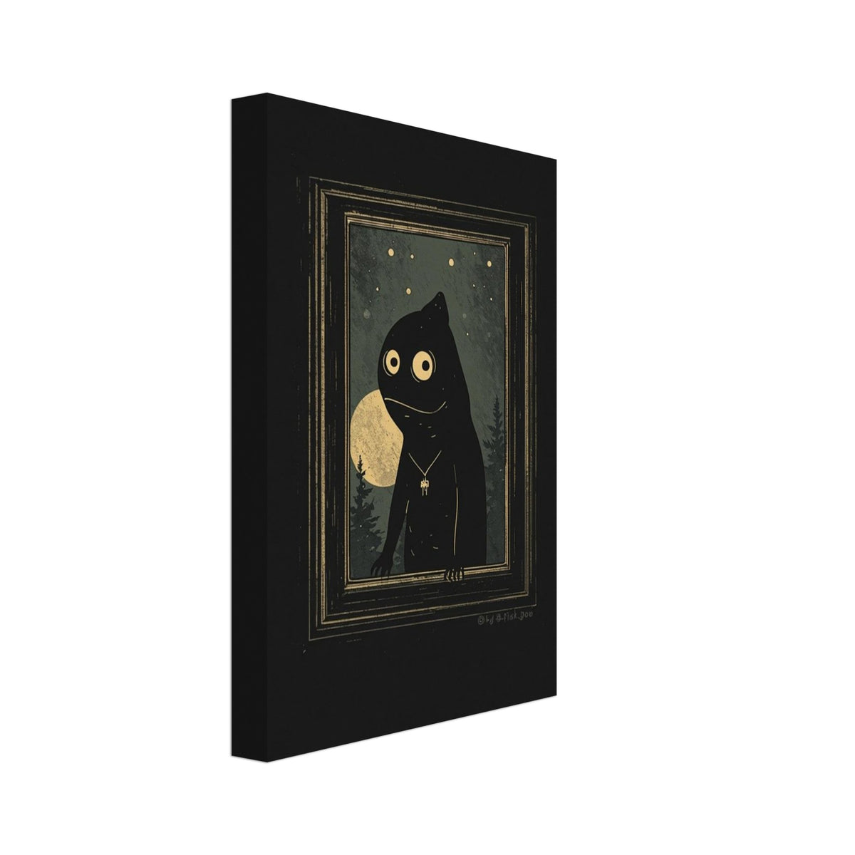 Original Abstract Composition in Soft Light II Art Print – Canvas