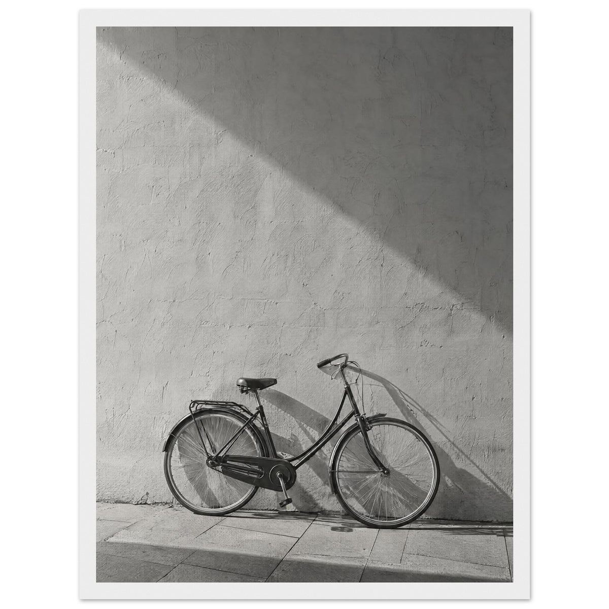 Bicycle Black And White Art Print – Framed