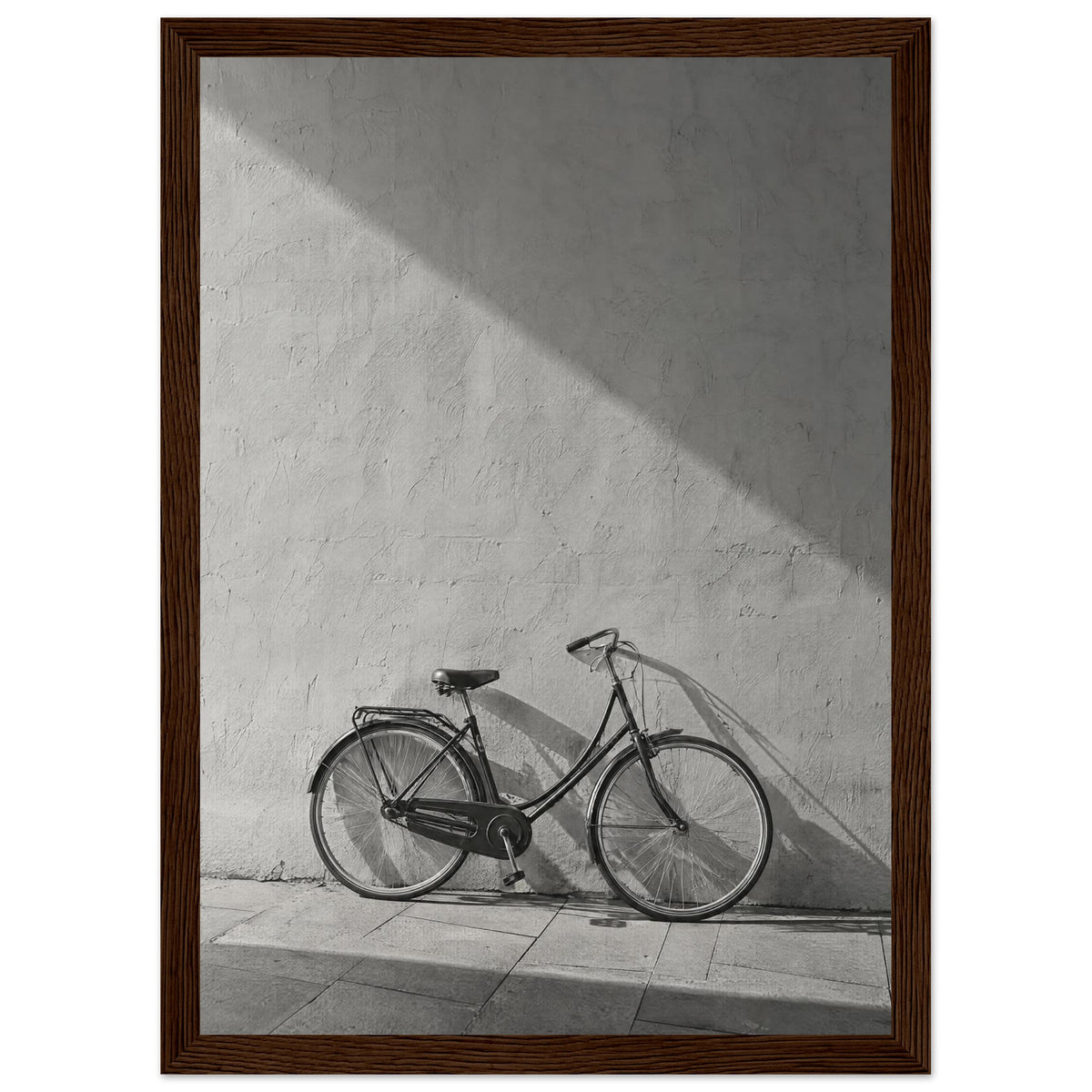 Bicycle Black And White Art Print – Framed