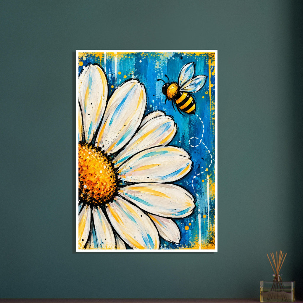 original abstract composition art print for the living room, soft painterly artwork on matte paper