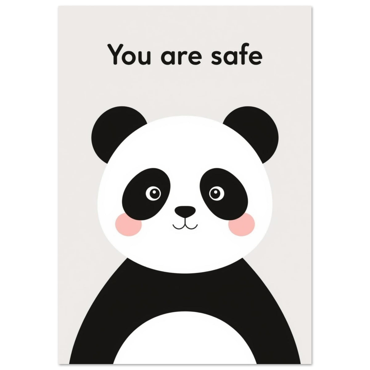 Quiet Panda Art Print