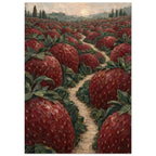 Strawberry Field Painterly Art Print