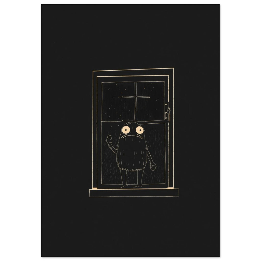 original abstract composition art print for the living room, soft painterly artwork on matte paper