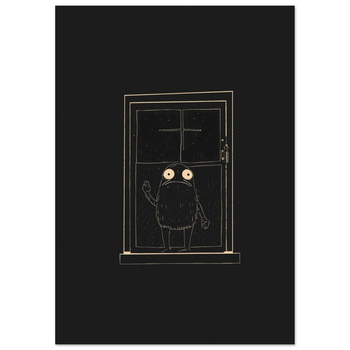 original abstract composition art print for the living room, soft painterly artwork on matte paper