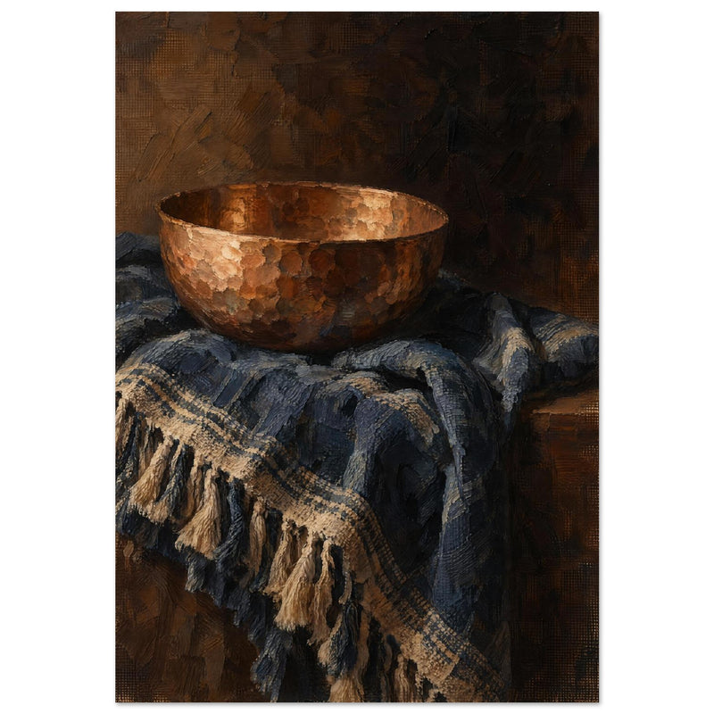 Copper Bowl Still Life Art Print