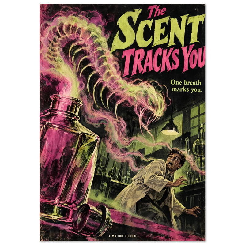Scent Monster Retro Horror Poster