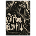 Haunted House Vintage Horror – illustration wall art print by Printavelle – close-up