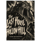 Haunted House Vintage Horror – illustration wall art print by Printavelle – close-up