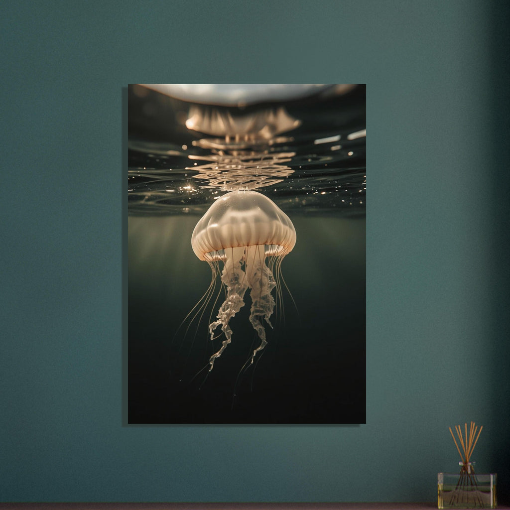 Deep Sea Fish Portrait wall art print by Printavelle – close-up