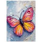 butterfly art print for the bedroom, soft painterly artwork on matte paper